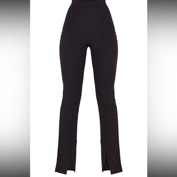 NWT Pretty Little Thing, Skinny Split Hem Trousers - Picture 5 of 8